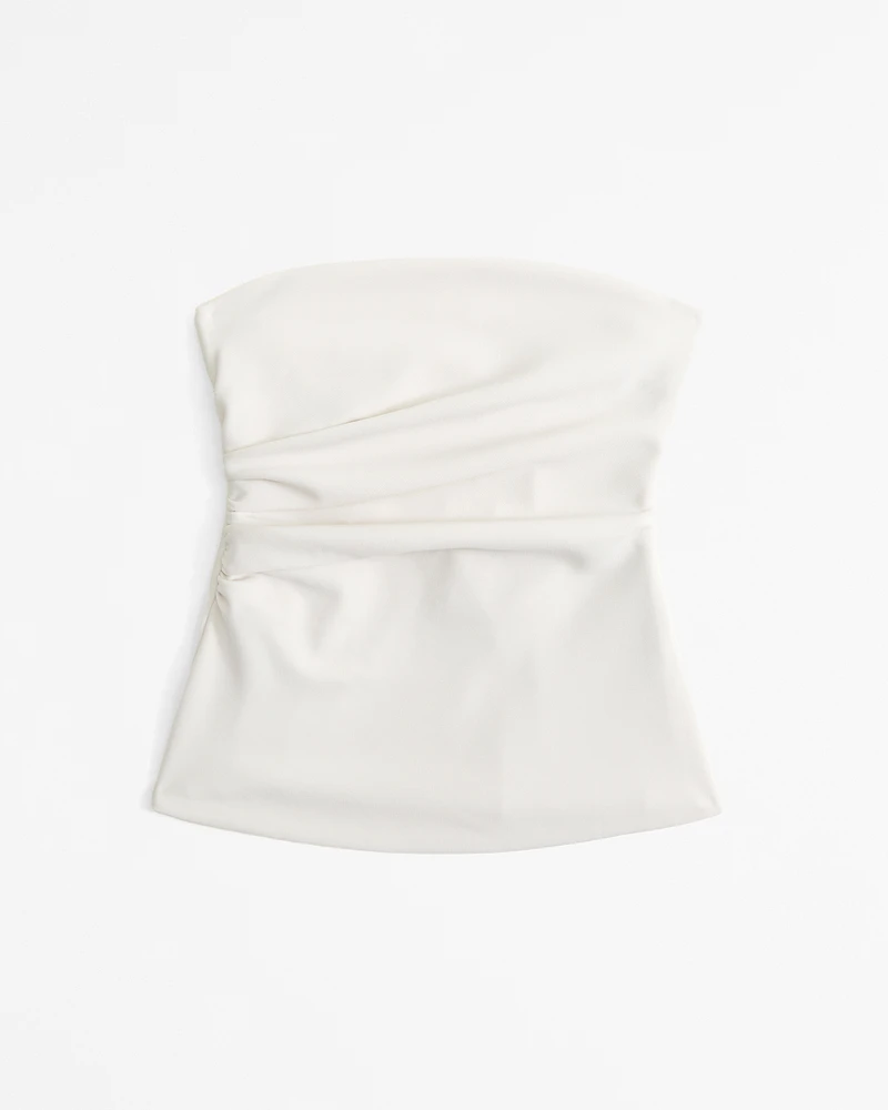 Strapless Side Ruched Top