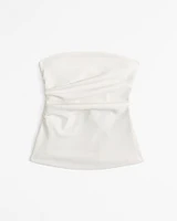 Strapless Side Ruched Top