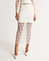 Lace Midi Skirt