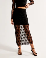 Lace Midi Skirt