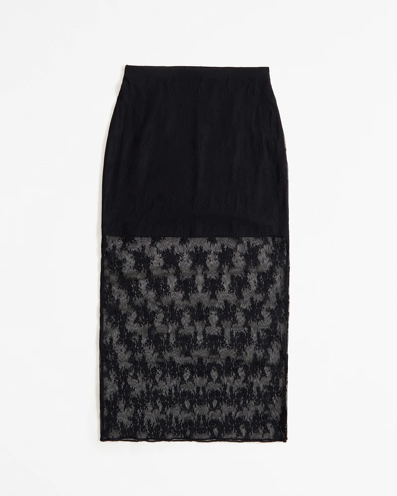 Lace Midi Skirt