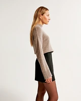 The A&F Scarlett Premium Crepe Mini Skort