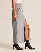 Suiting Maxi Skirt