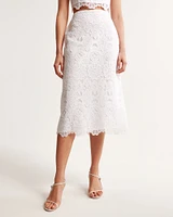 Lace Midi Skirt