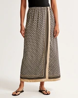 Wrap Scarf Maxi Skirt