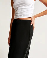 Rib Knit Maxi Skirt