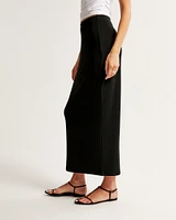 Rib Knit Maxi Skirt