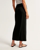 Rib Knit Maxi Skirt
