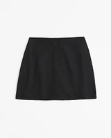 The A&F Scarlett Linen-Blend Mini Skort