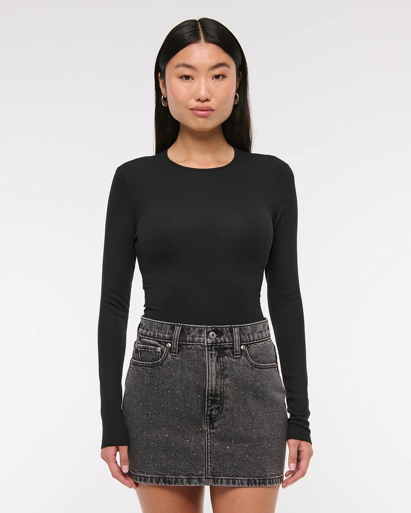Denim Mini Skirt