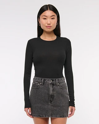 Denim Mini Skirt