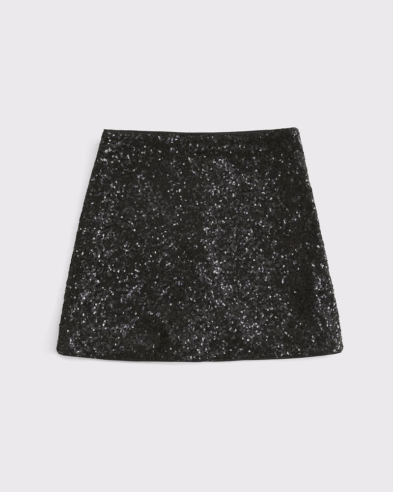 Sequin Mini Skort
