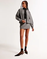 Cargo Fleece Mini Skirt