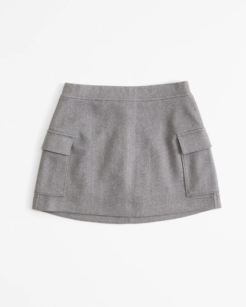 Cargo Fleece Mini Skirt