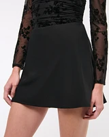 High Rise Flirty Mini Skort