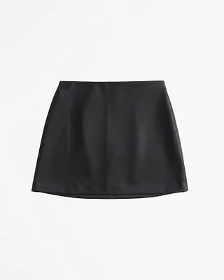 The A&F Scarlett Vegan Leather Mini Skort