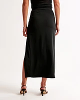 Knotted Midi Skirt