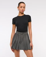 Pleated Mini Skort