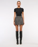 Pleated Mini Skort