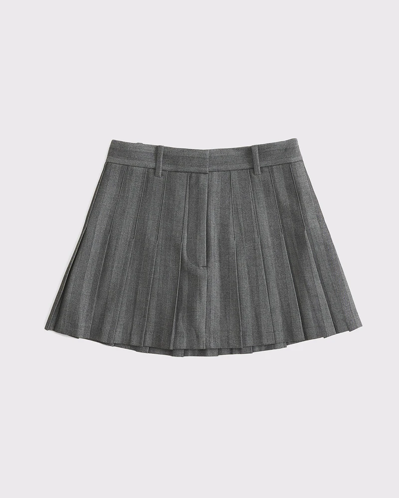 Pleated Mini Skort