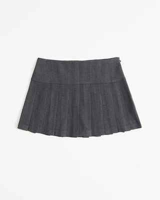 High Rise Pleated Mini Skort