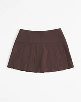 High Rise Pleated Mini Skort