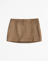 Vol. 28 Mid Rise Vegan Suede Mini Skirt