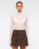 Pattern Mini Skort