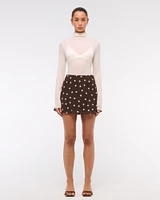 Pattern Mini Skort