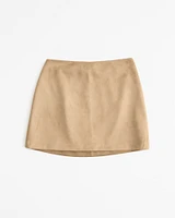 The A&F Scarlett Faux Suede Mini Skort