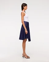 Satin Midi Skirt