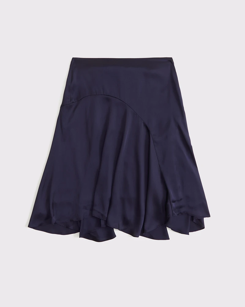 Satin Midi Skirt