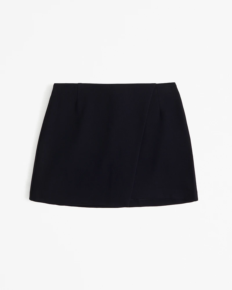 Tailored Wrap Mini Skort