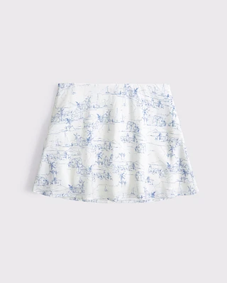 High Rise Flirty Mini Skort