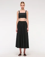 High Rise Maxi Skirt