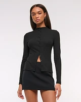 The A&F Scarlett Mid Rise Mini Skort