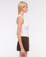 Mid Rise Wrap Mini Skort