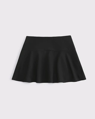 High Rise Flirty Drop-Waist Mini Skort