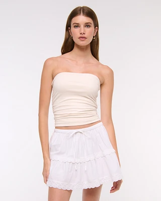 Mid Rise Pull-On Mini Skort