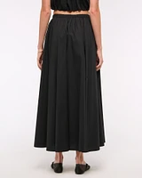 Mid Rise Maxi Skirt