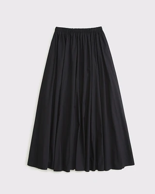 Mid Rise Maxi Skirt
