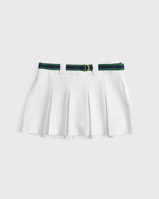 Vol. 28 Danzy Mid Rise Wide Pleated Mini Skort