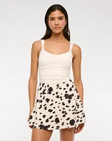 High Rise Flirty Mini Skort