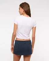 The A&F Scarlett Low Rise Micro Skort