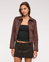 The A&F Scarlett Low Rise Micro Denim Skort