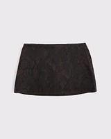The A&F Scarlett Low Rise Micro Denim Skort