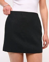 The A&F Scarlett Linen-Blend Mini Skort