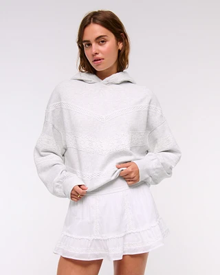 Flirty Lace-Trim Mini Skort