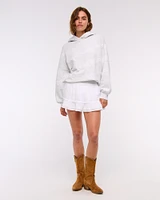 Flirty Lace-Trim Mini Skort