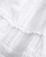 Flirty Lace-Trim Mini Skort